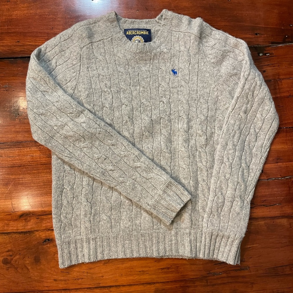 Cable Knit Wool Sweater